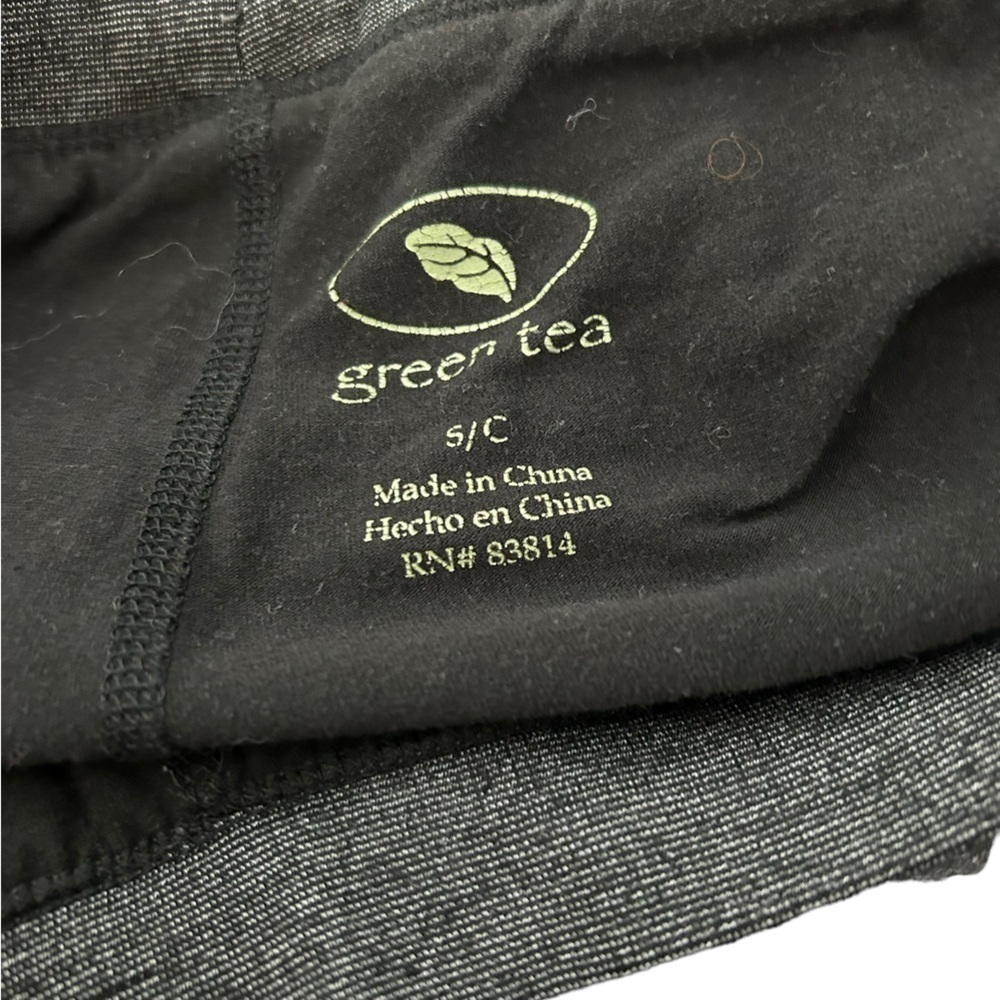 ♥️Green Tea Black Charcoal Textured Knit Skort Super Soft Women’s Size Small - Picture 6 of 8